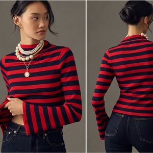 Anthropologie Maeve The Arlowe Bell-Sleeve Sweater Size Medium